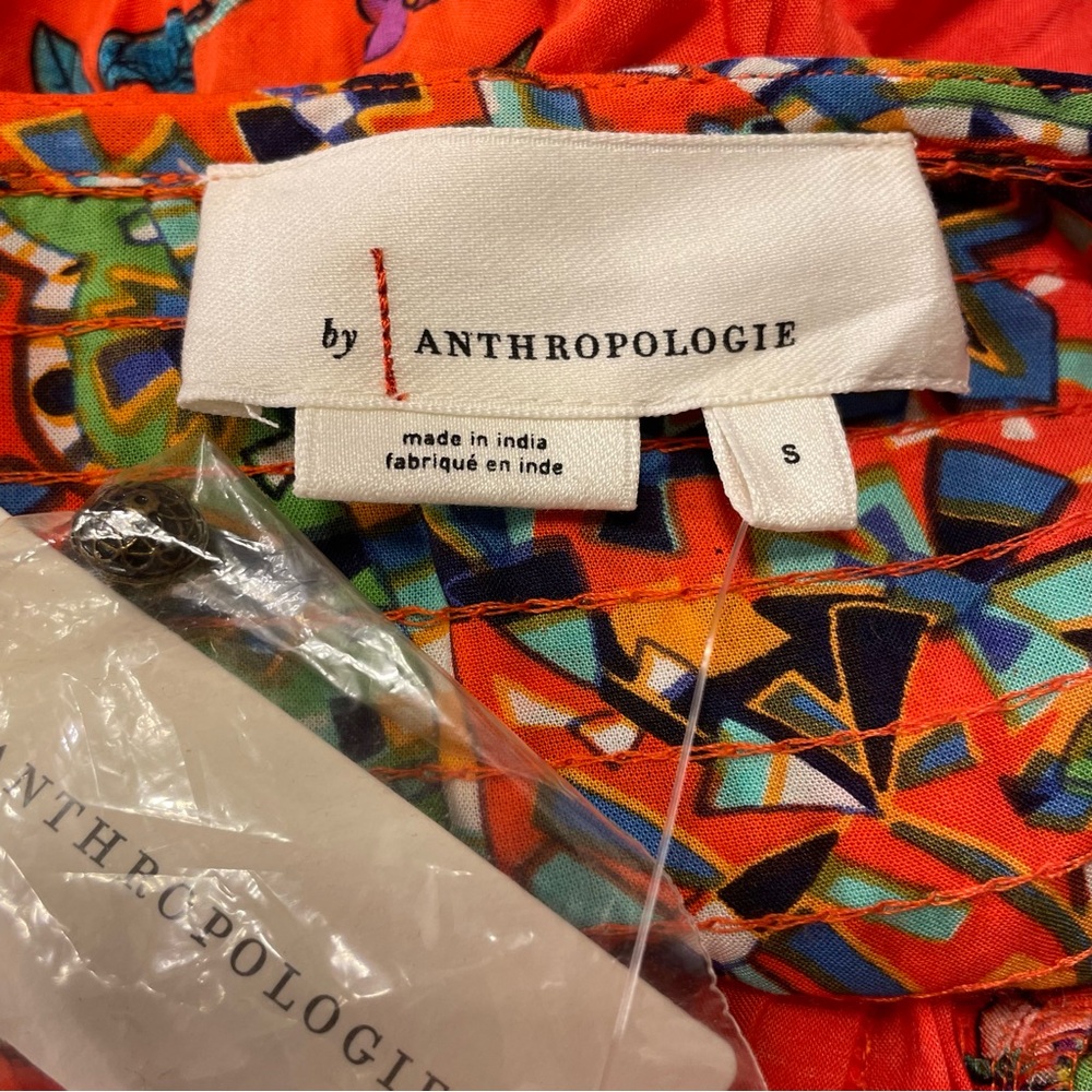 ANTHROPOLOGIE Vega Lounge Jumpsuit in Orange Tangerine - Picture 6 of 8